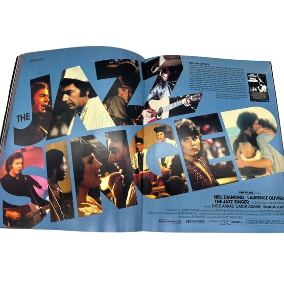 Neil Diamond 1986 Concert Tour Program Booklet Souvenir 13.5" x 10.75" Vintage - Picture 6 of 9